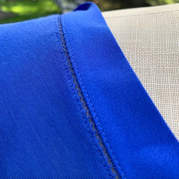 Cobalt Blue Low-neck Camisole, No Labels - Picture 8 of 9